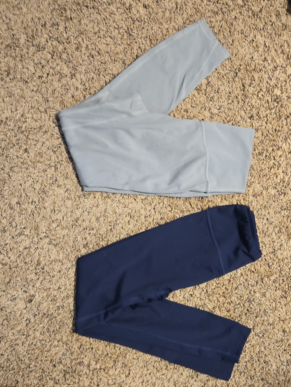 Sky And Navy Blue Leggings Bundle